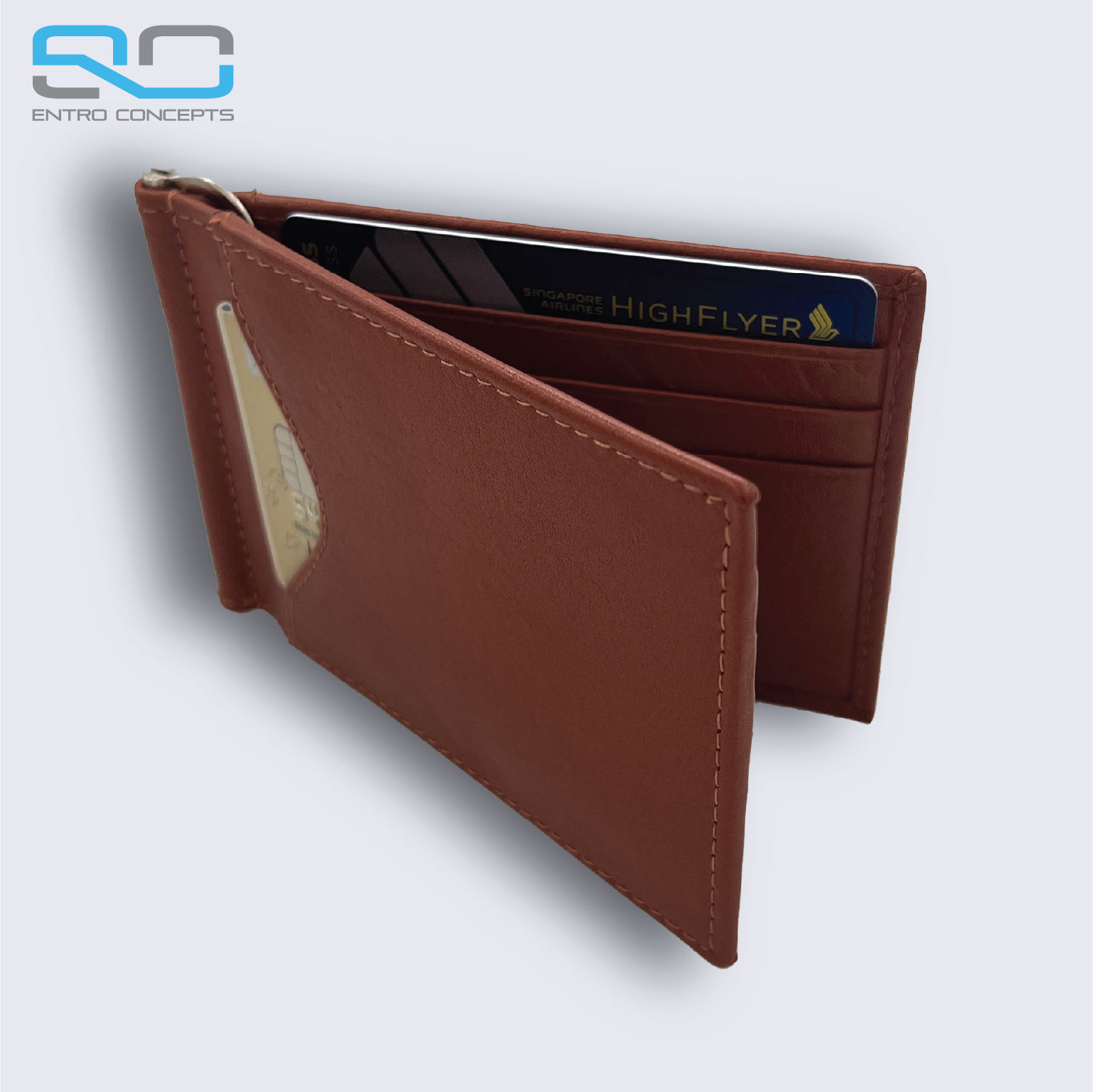 Eco FriendlyVeg Tan (RFID) LIGHTBrown Wallet Leathers -02 - Image 5